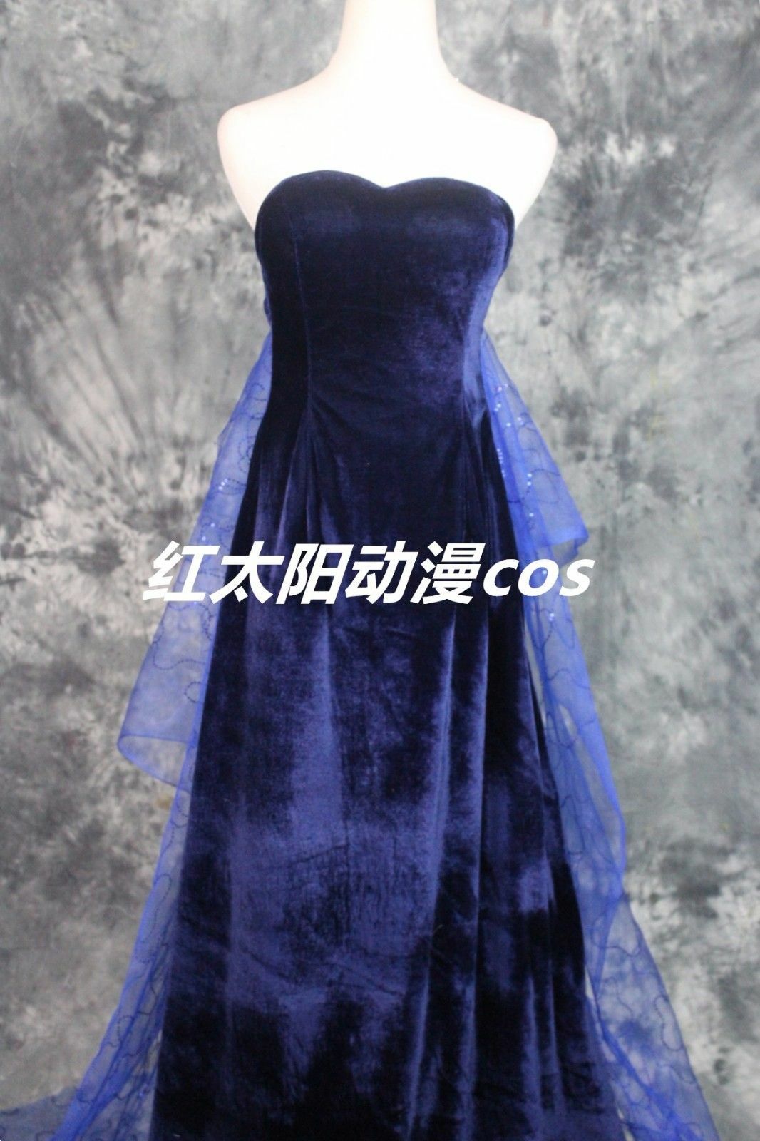 Princess Anastasia Romanov Adult Costume Cosplay Tube Top Dress Party Ball Gown