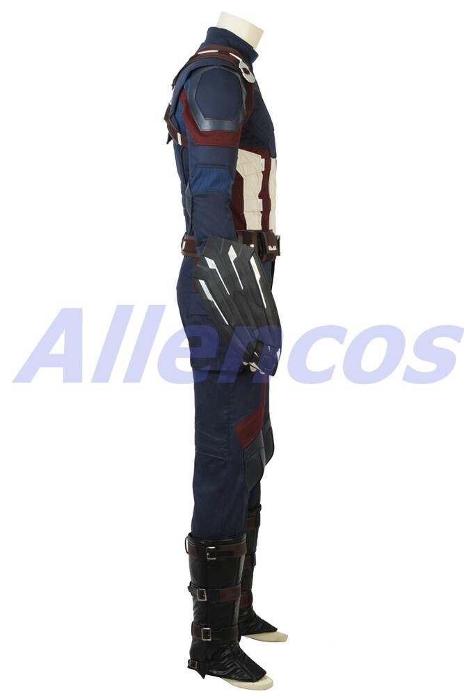 Avengers Infinity War Captain America Suit Steve Rogers Cosplay Costume