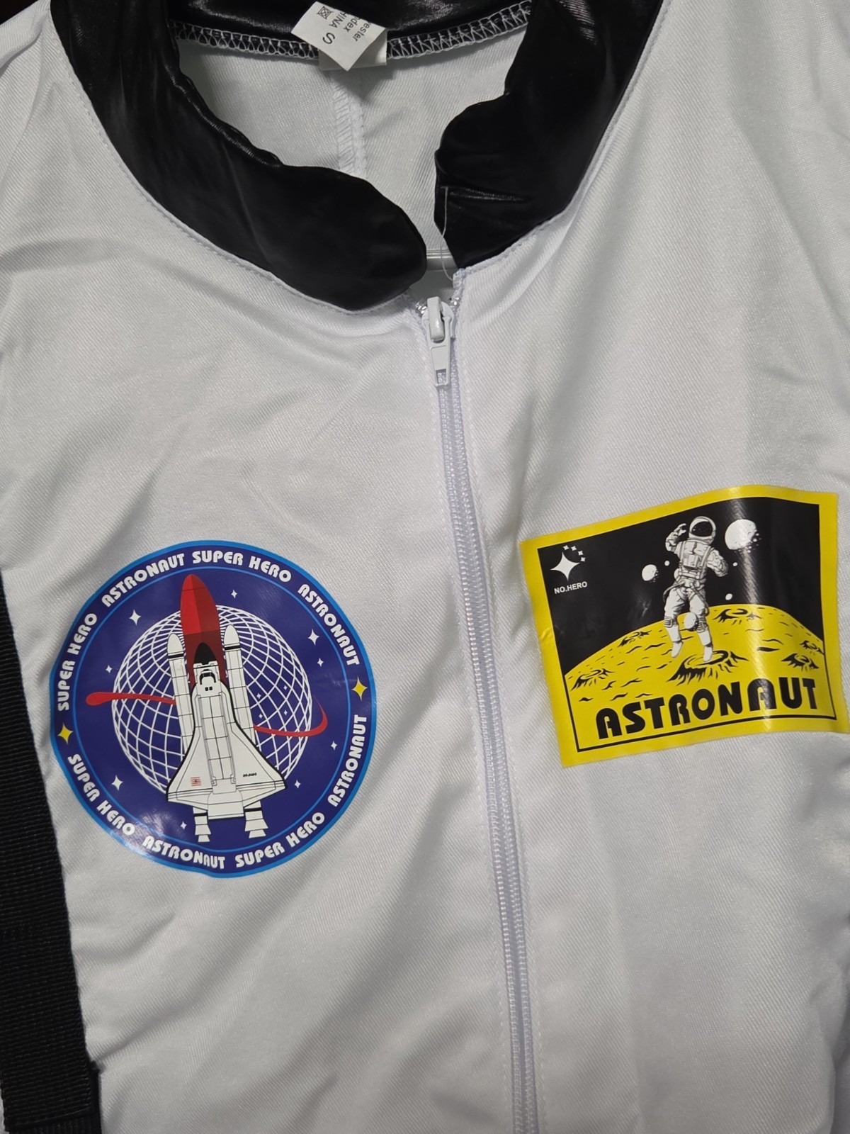 Adult Astronaut Costume Mans White 2xl