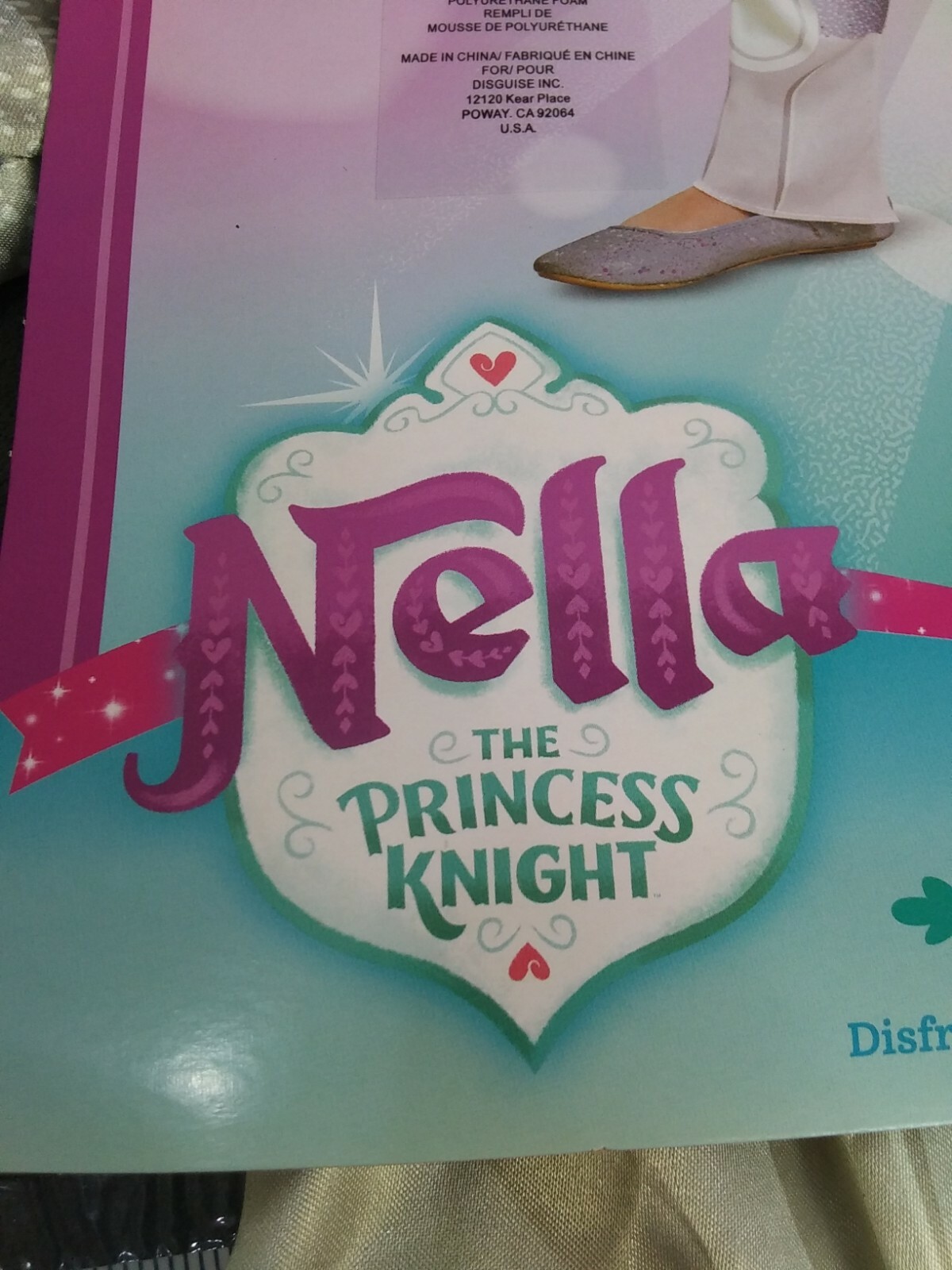 💗 Nickelodeon NELLA Princess Toddler Costume Size XS 3T – 4T Brand New