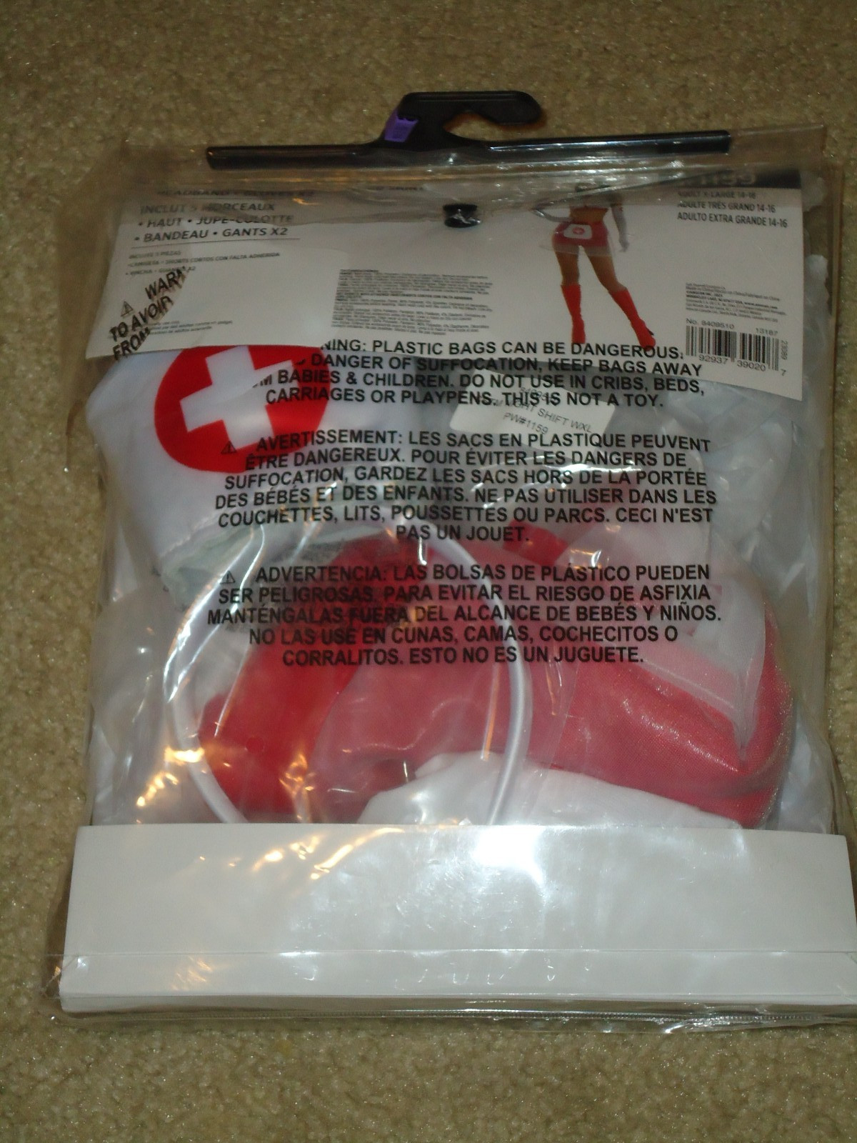 Costume, Female, Night Shift Nurse, Adult X-L 14-16, NIP
