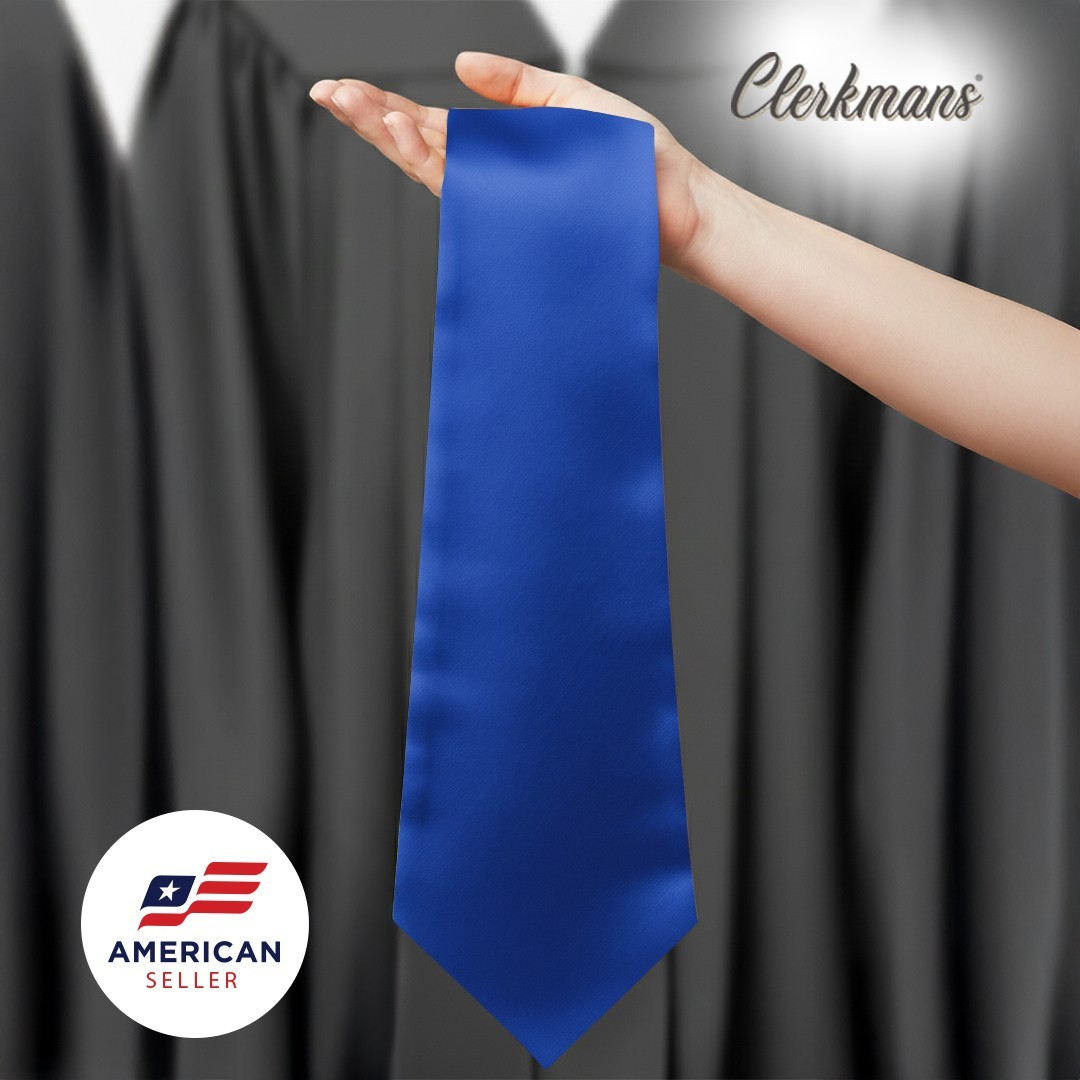 Royal Blue Graduation Stole – Royal College & High School Stoles