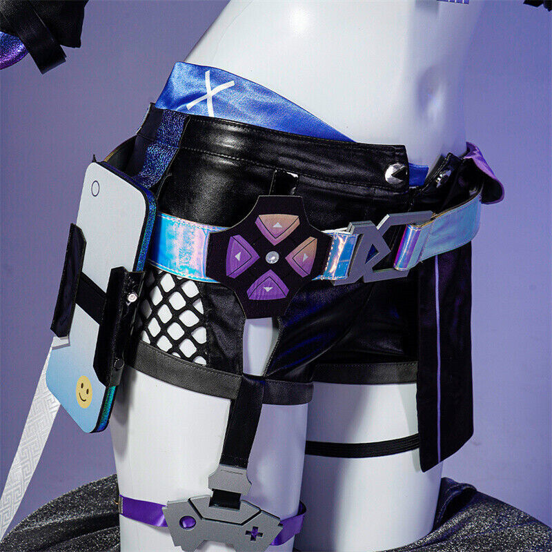 New Honkai: Star Rai Silver Wolf Cosplay Costume Outfit Suit Halloween Costume