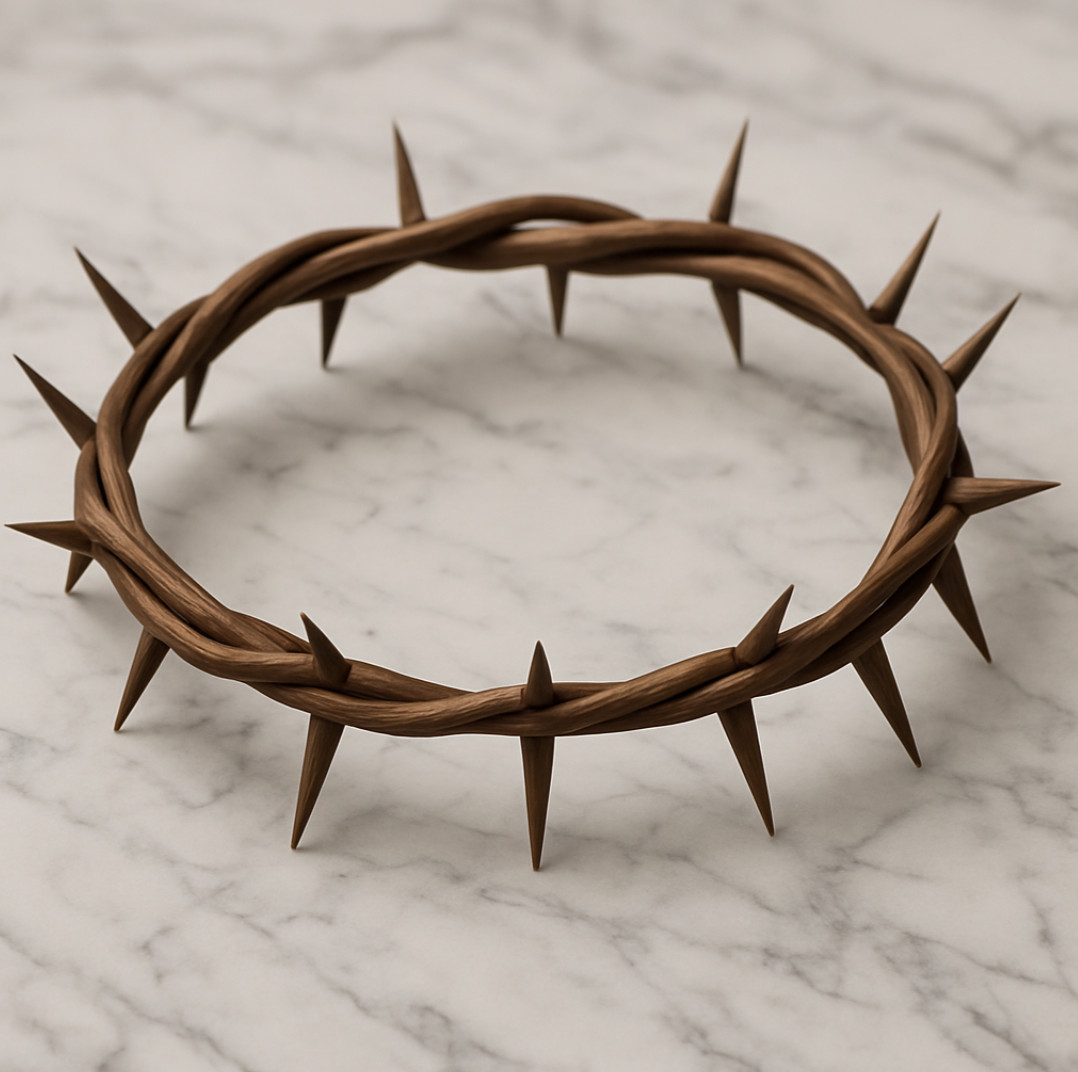 Modern Sculptural Crown of Thorns Replica1:1Wearable Cosplay Prop Jesus Inspired