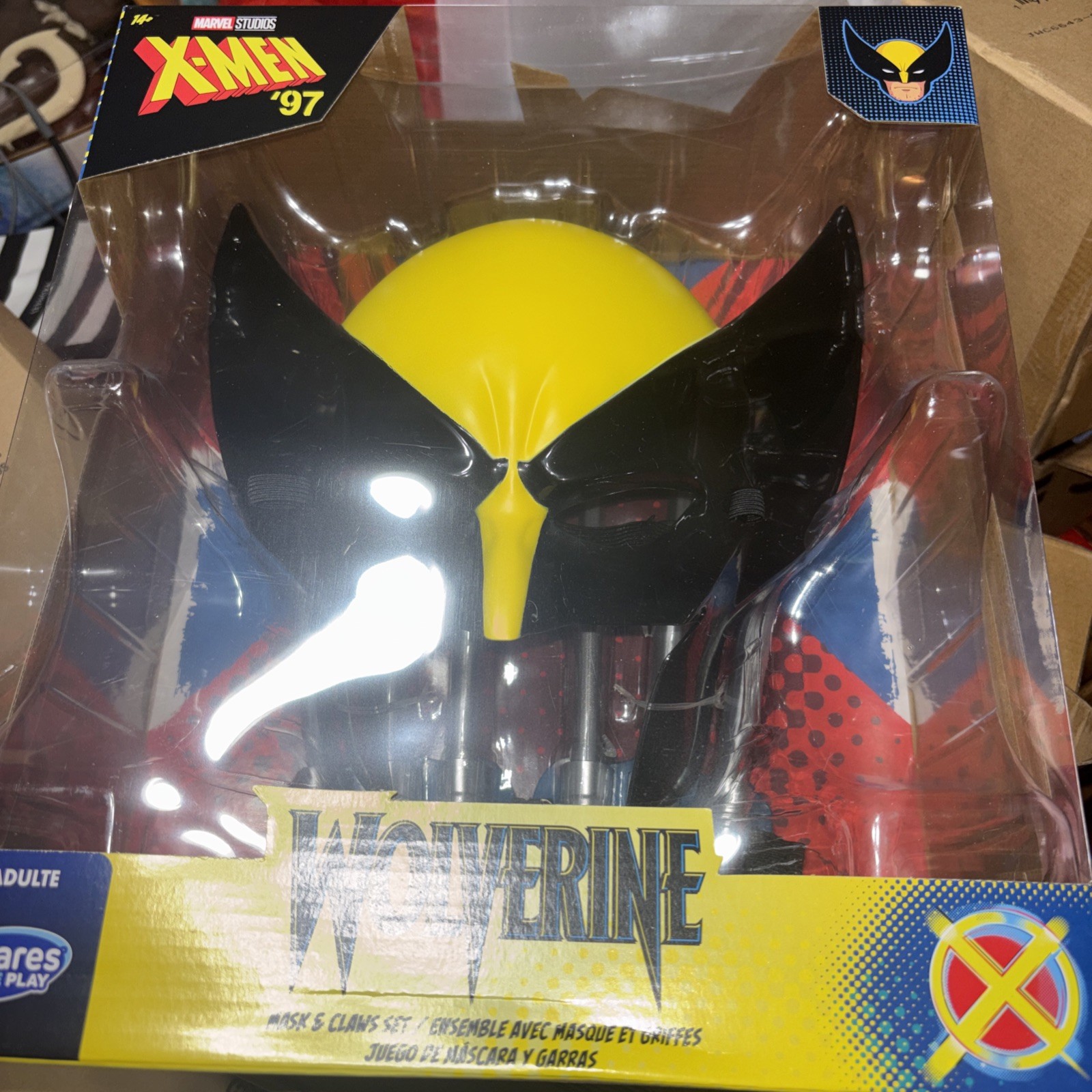 Wolverine Mask And Claws Marvel Studios X-Men 97 Costume Cosplay Superheroes