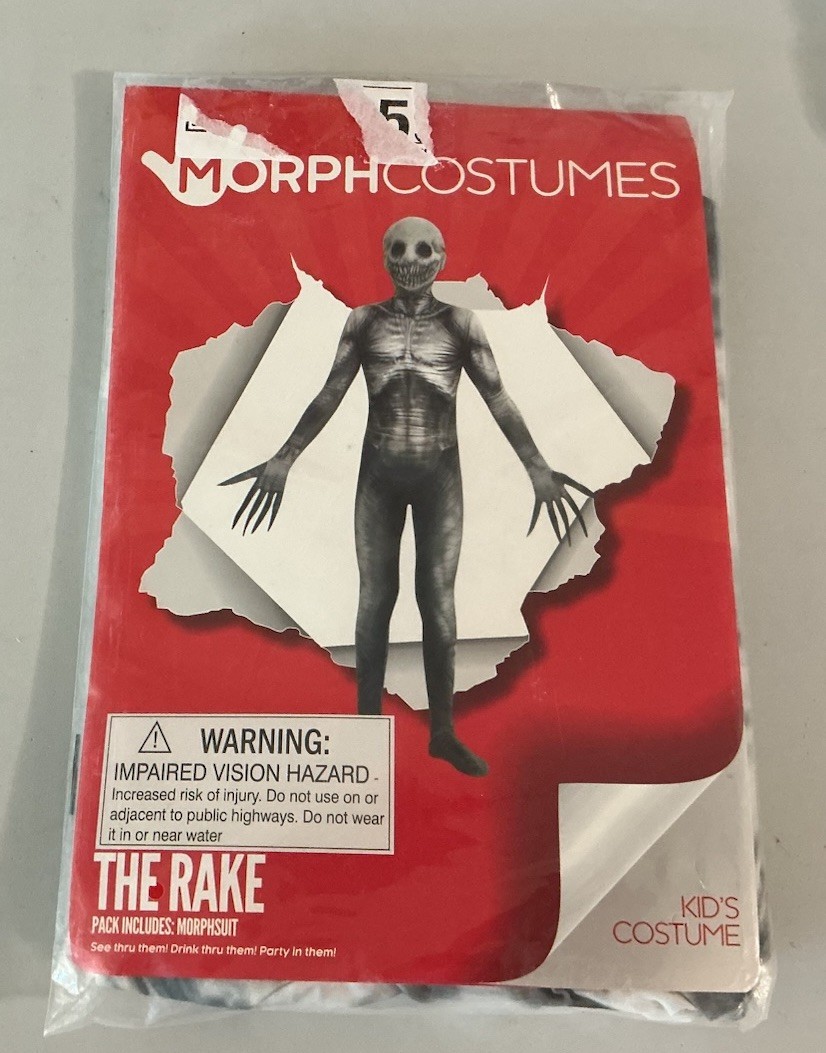 Morph Costumes The Rake Full Bodysuit Kids Halloween Costume – 7/8