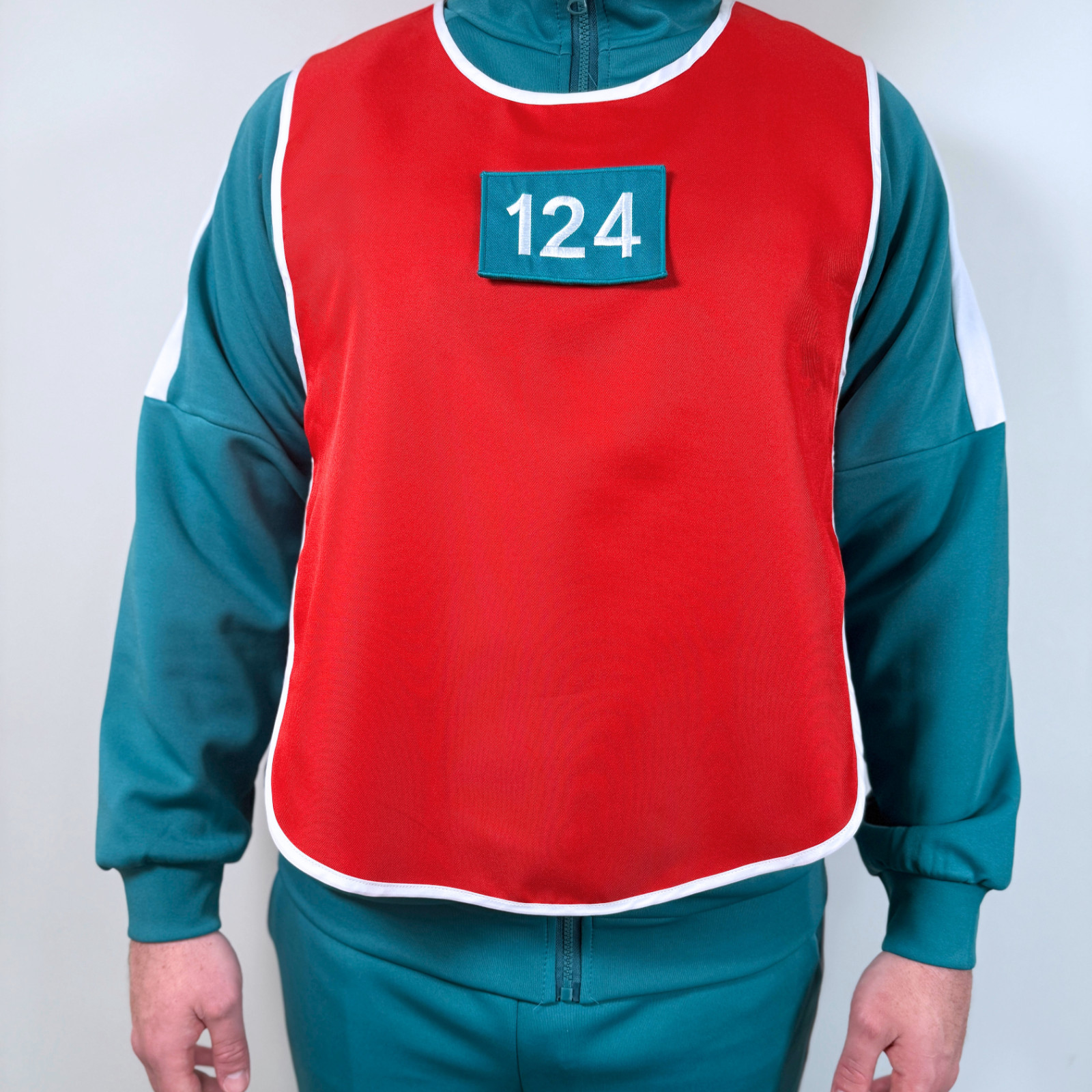 Squid Game Season 3 Numbered Vest Red and Blue Unisex Cosplay Vest Only