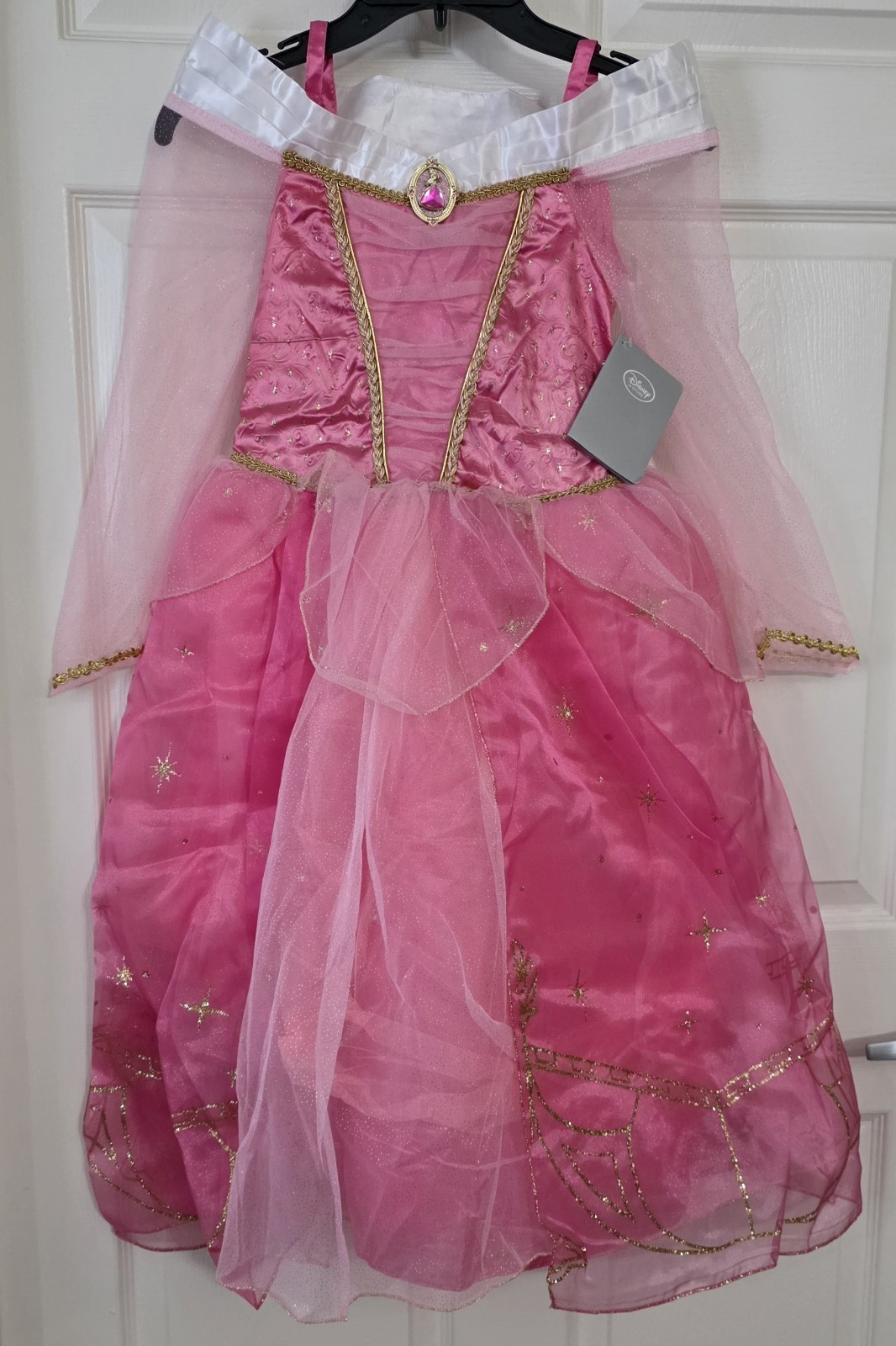 Disney Store Aurora Costume Dress Size 5/6 Small Sleeping Beauty Gown PRINCESS