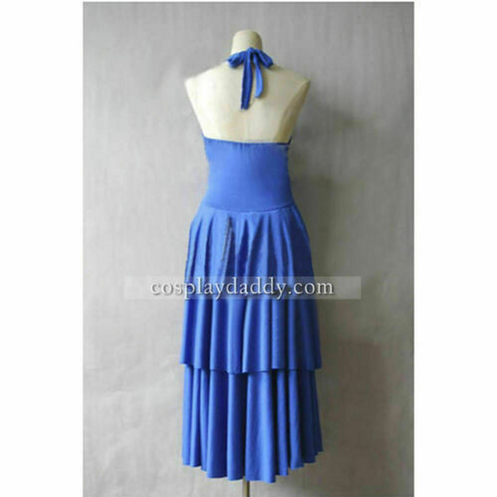 Twilight Bella Swan Dance Party Blue Dress Cosplay Costume