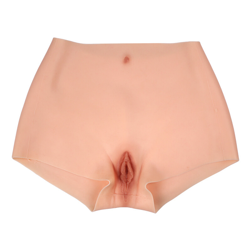 US Stock Silicone Panty Hip Up Crossdresser Fake Vagina Underwear Transgender