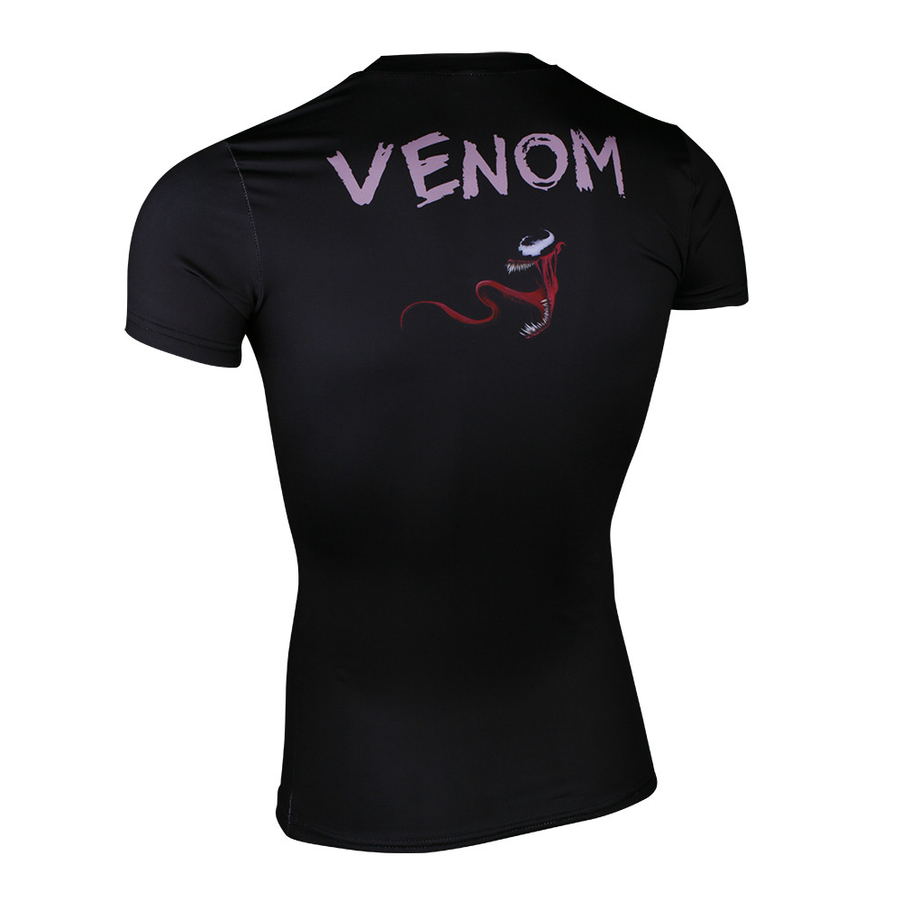 2018 New Venom T-Shirts Superhero Venom Men Compression Tights 3D Sport T-Shirts