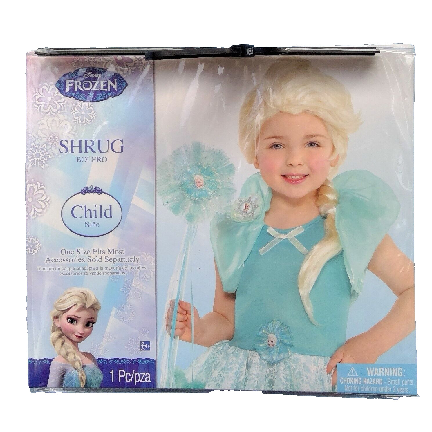 Disney Frozen Elsa Bolero Shrug child one size fits most age 4+ blue 1 piece