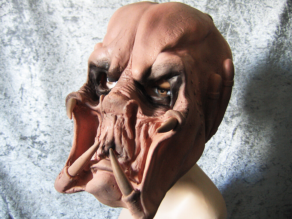 Latex Mask PREDATOR ALIEN – Horror Effect Rubber Latex Mask S-F Space Halloween