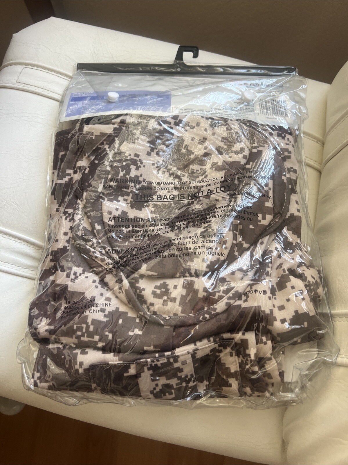 Soldier Costume Child Size 4-6 Army Camo Halloween Dress-up Set w/pants top hat