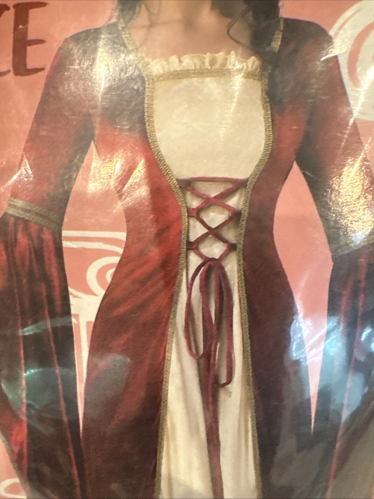 NEW! Spooktacular Creations Renaissance Costume Velvet Medieval Dress – Size XXL