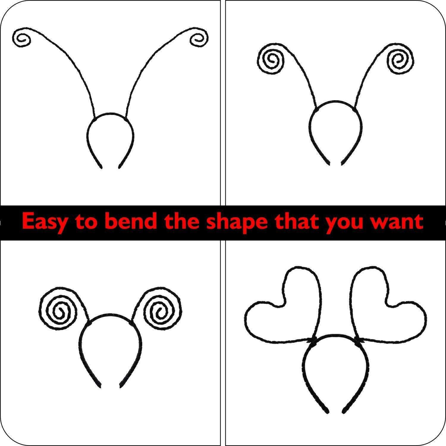 Butterfly Antenna Headband For Girl Women for Halloween Cosplay Costume Accessor