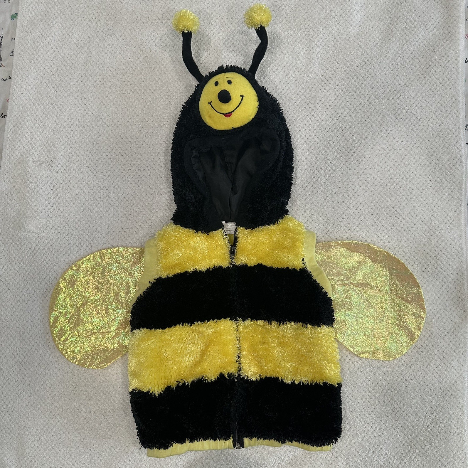 Bumble bee (Chrisha Playful Plush) size 2-4 toddler Halloween Costume / Dress up