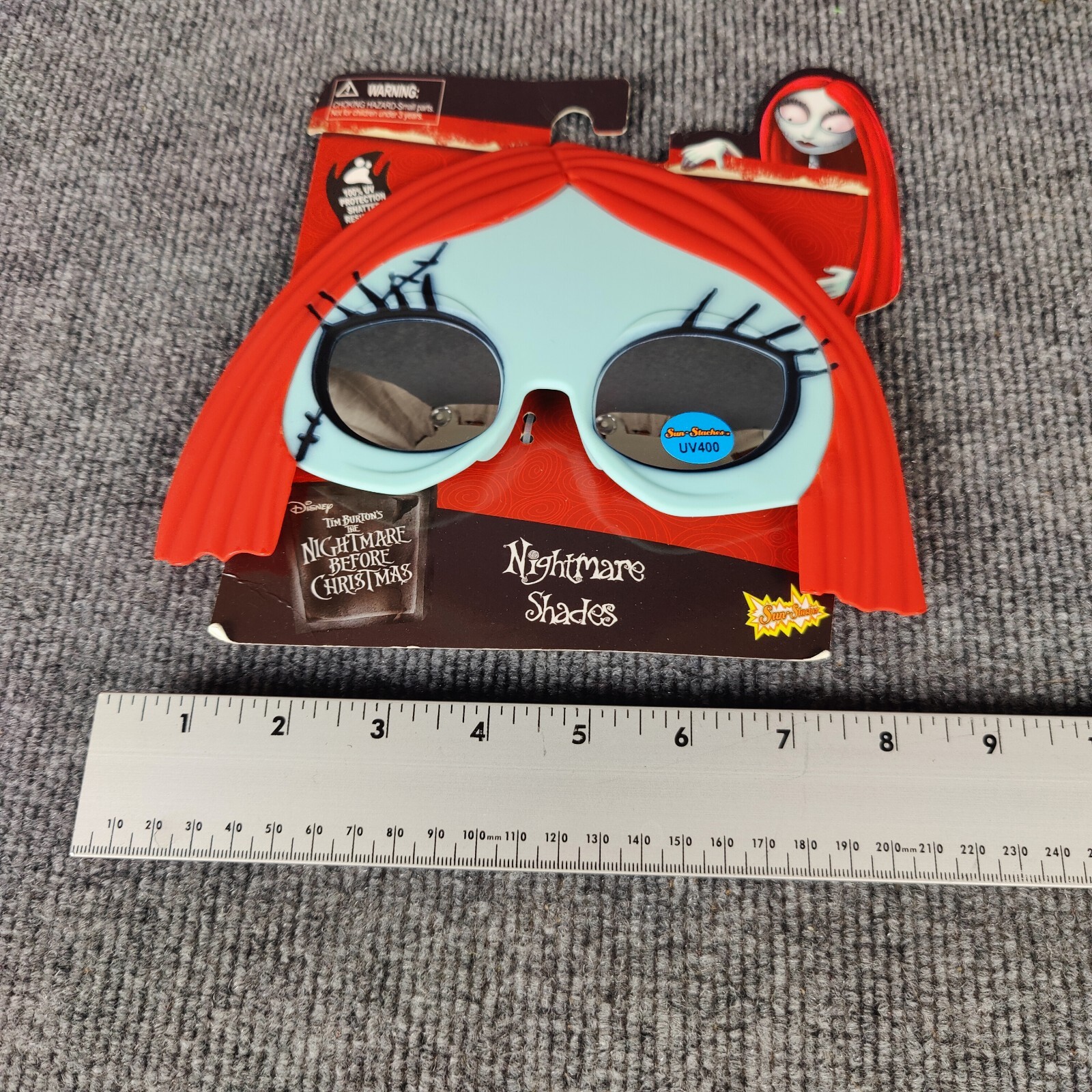 Nightmare Before Christmas Sally Glasses Cosplay Costume Halloween Mask Burton
