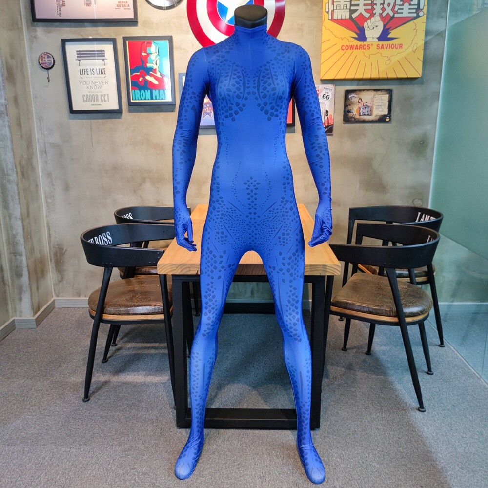 X-Men Mystique Jumpsuit Cosplay Costume Suit For Adult