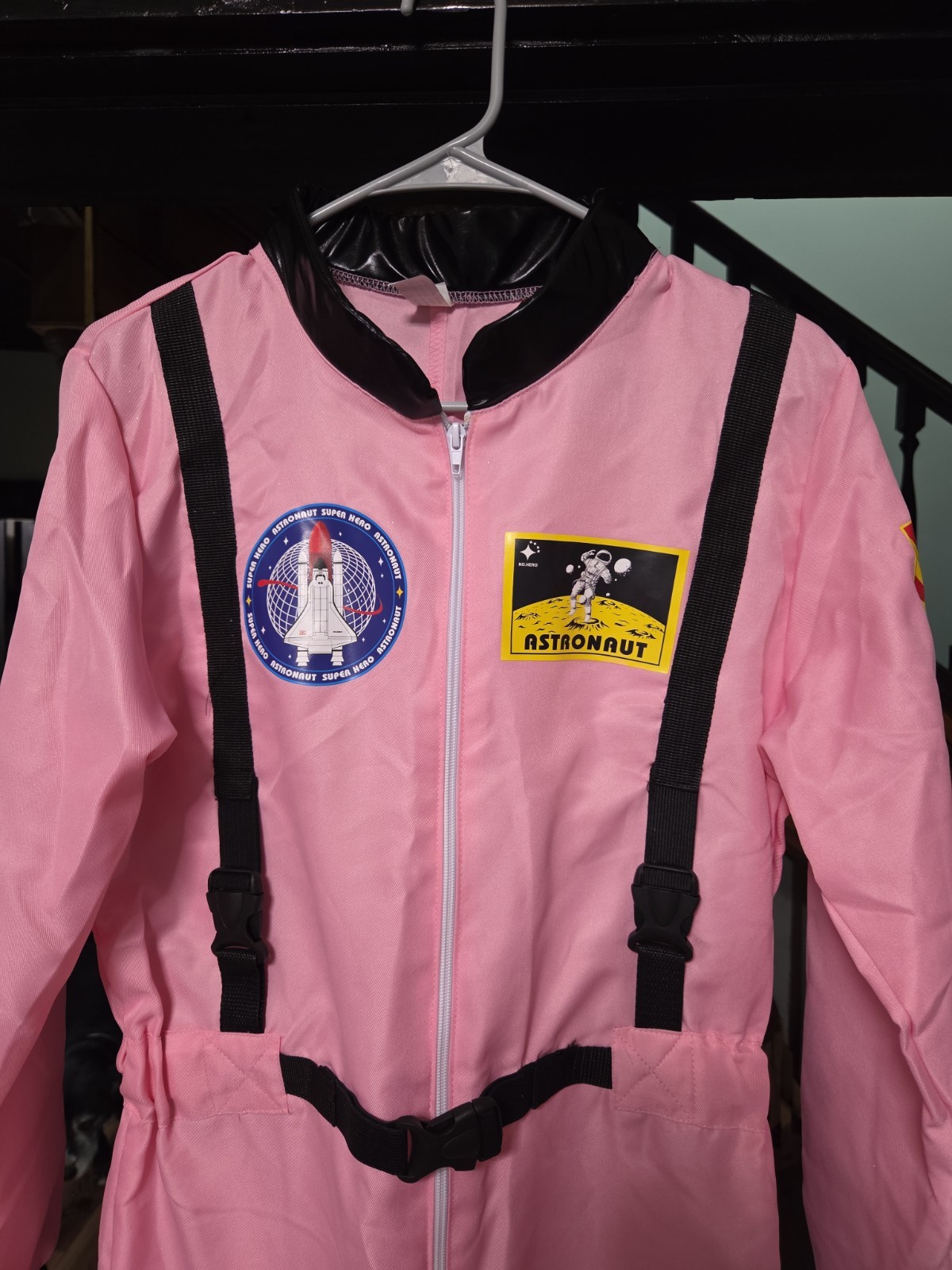 Adult Astronaut Costume Female Pink XS