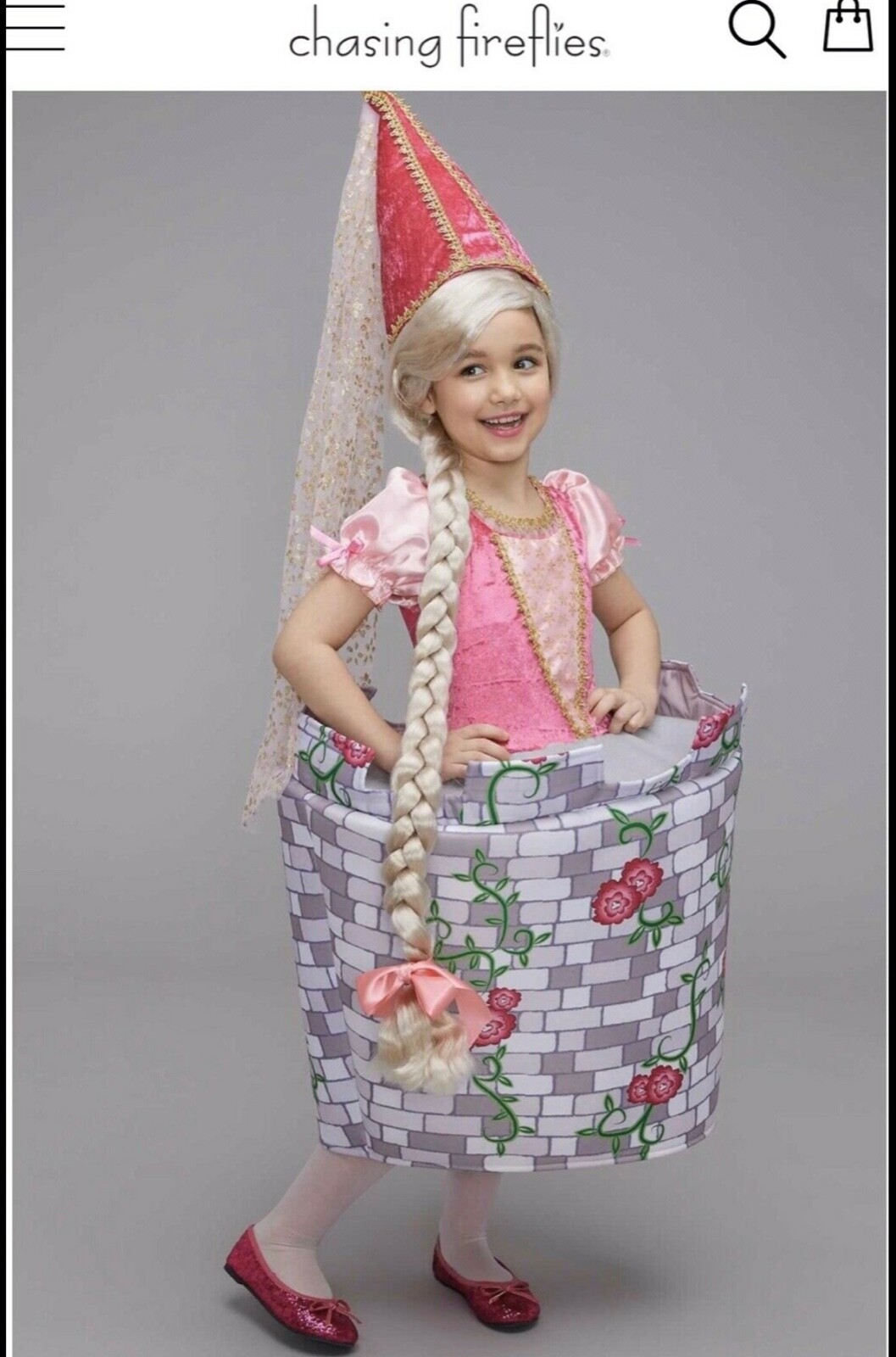 Chasing Fireflies Wishcraft Costume New 8/10 Rapunzel Princess Castle Halloween