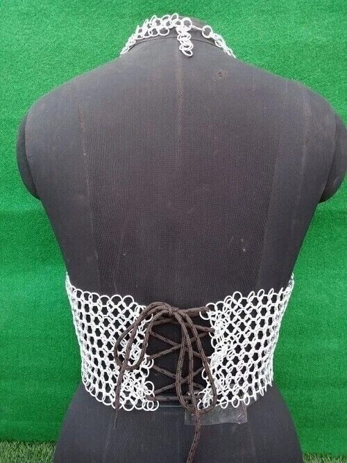 Aluminum Sexy Chainmail Bra, Aluminium Costume, Women’s Clothing