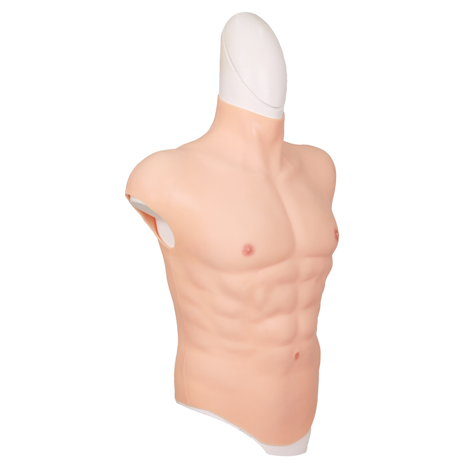 Male Chest silicone Muscle Suit Simulation Fake Muscle Abdomen Cosplay Costumes