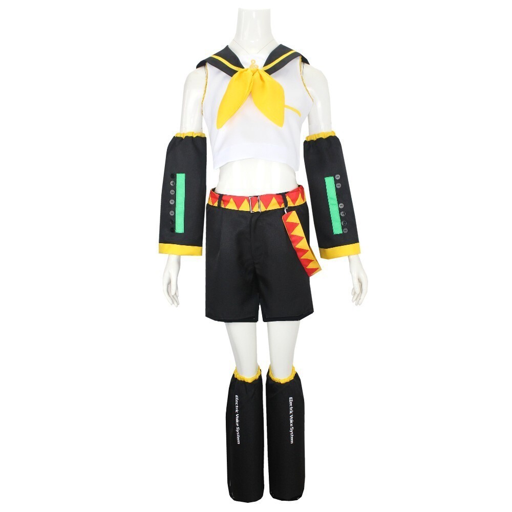 Cosplay Life Vocaloid 02 Kagamine Rin Halloween Costume for Women/Men Full Sets