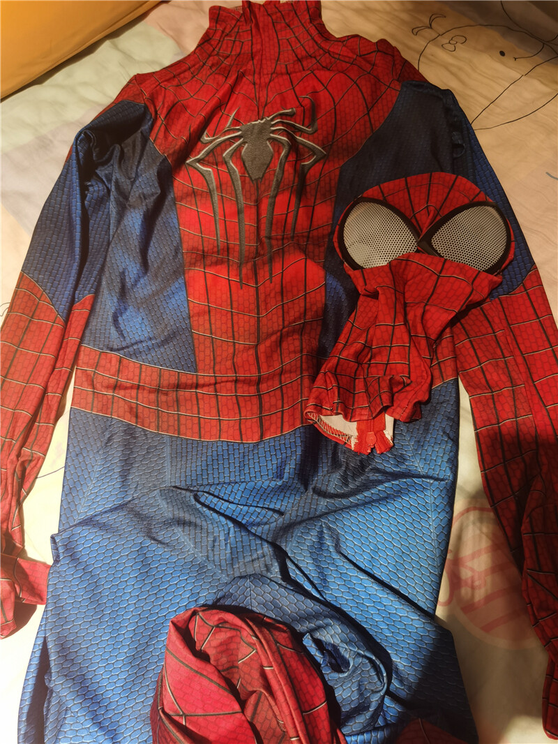 The Amazing Spiderman TASM 2 Jumpsuit Spider-man Cosplay Costume For Adult/Kids