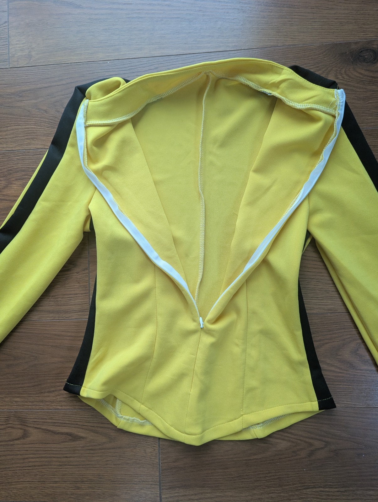 Kill Bill 2 Piece Beatrix Kiddo Cosplay Suit Adult Small Yellow Kung Fu Suit