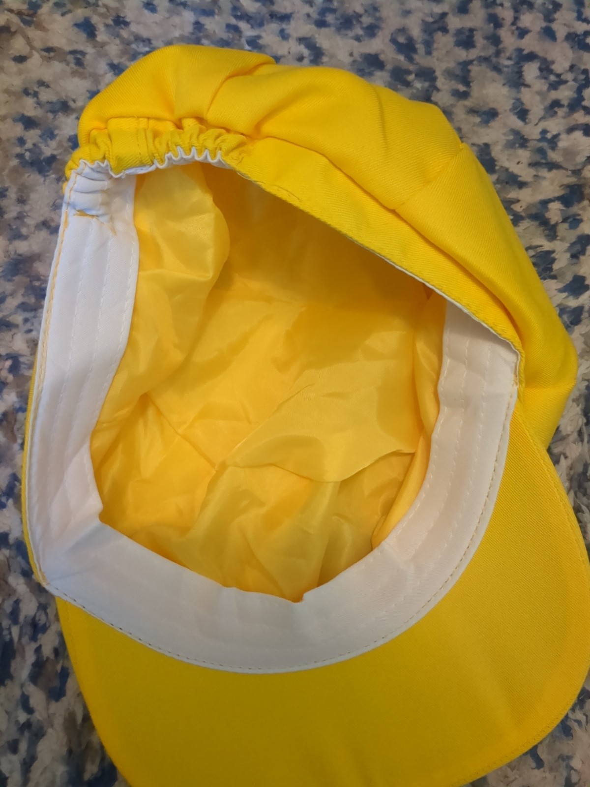Wario -Adult Costume Character Yellow Hat /Cap ( New ) One Size