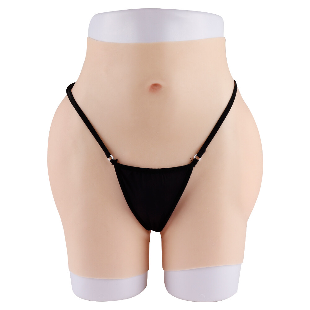 Silicone Panty Plump Hips Underwear Fake Vagina Pant Plump Buttocks Transgender