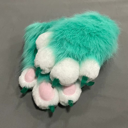 Furry Animal Paws Gloves Fursuit Kigurumi Cosplay Costume Wearable Paw Props
