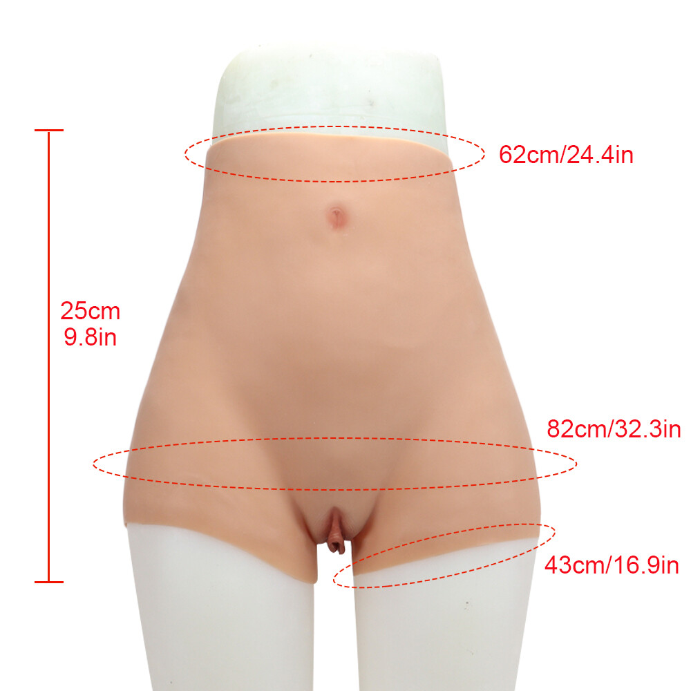 KnowU Silicone Panty High Waist Enhancer Hip up Realistic Vagina Transgender