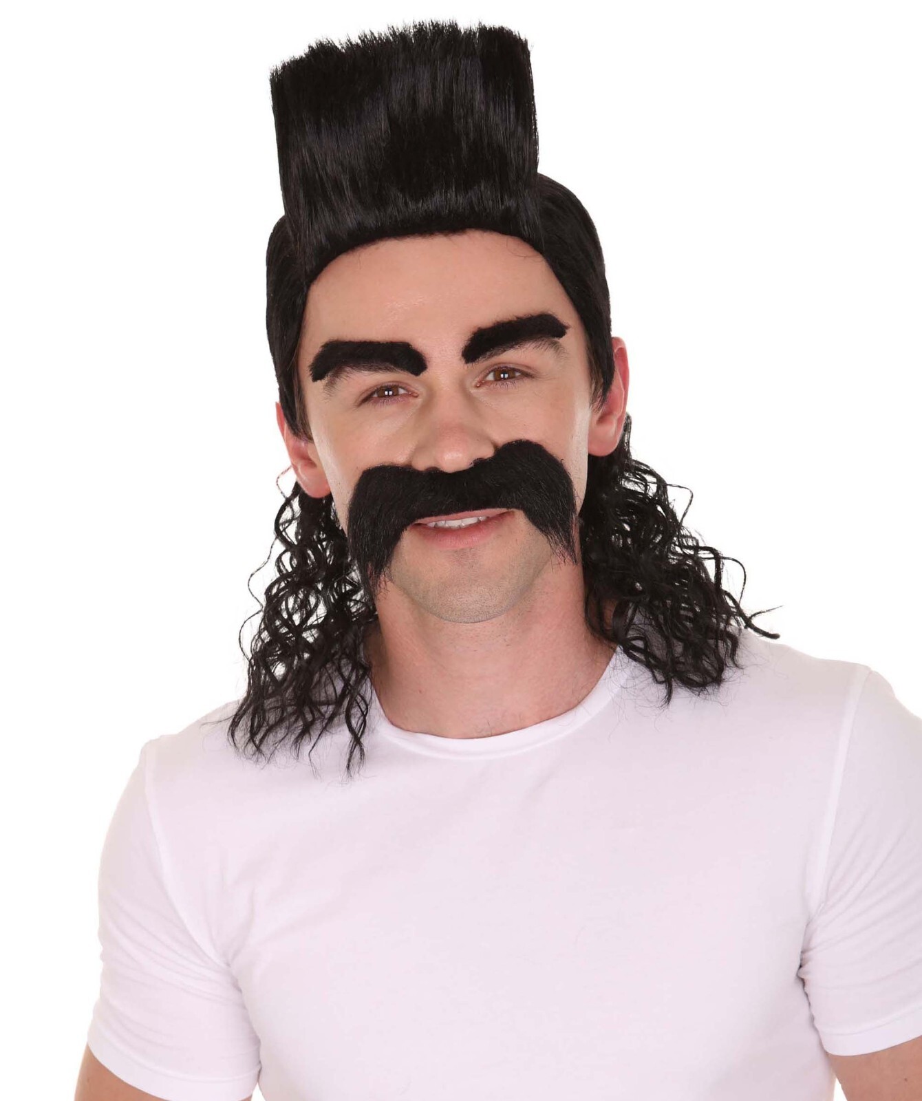 Men’s Despicable Me 3 Balthazar Bratt Cosplay Costume, Wig And Mustache Set