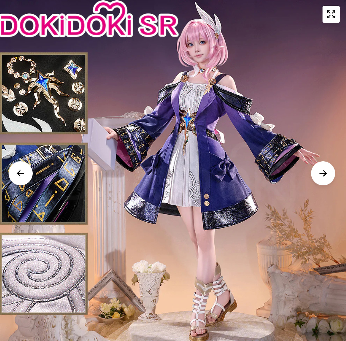 Doki Doki SR cyrene cosplay medium size — worn one time to a convention