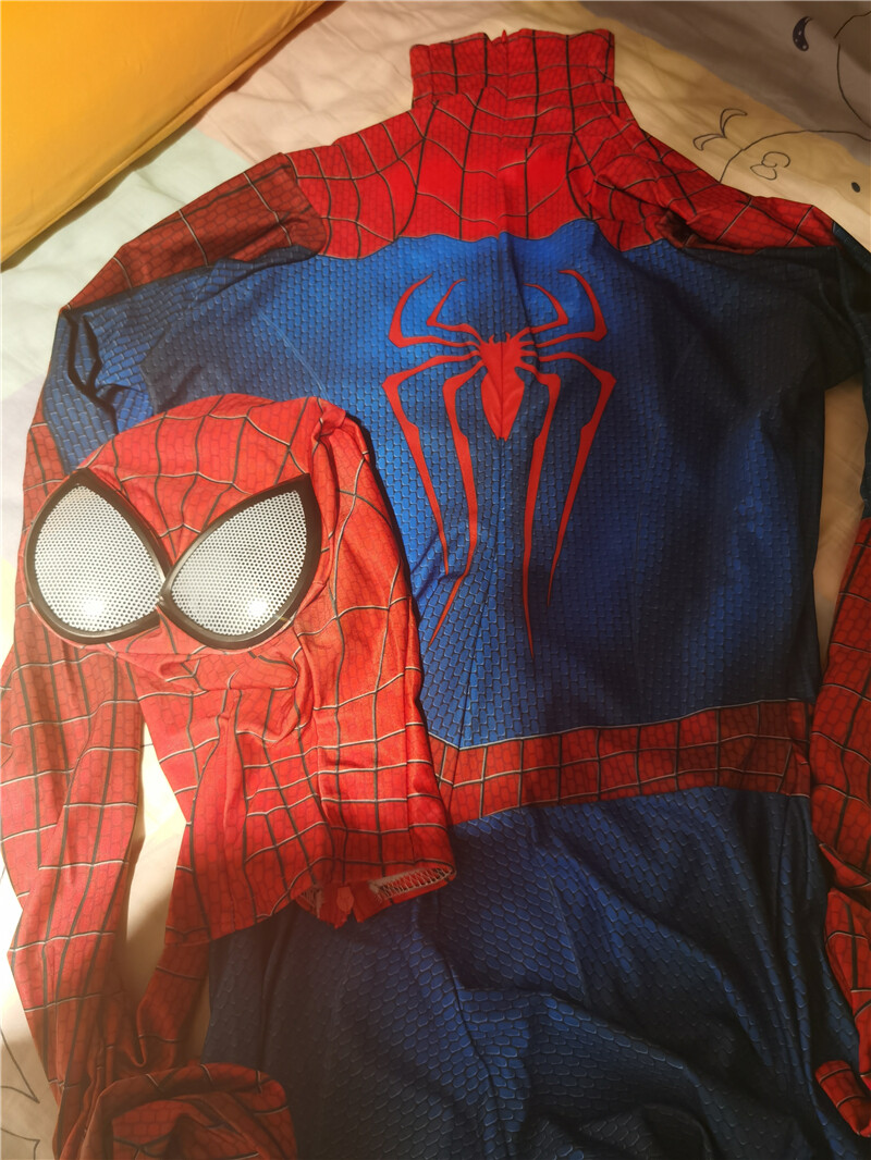 The Amazing Spiderman TASM 2 Jumpsuit Spider-man Cosplay Costume For Adult/Kids