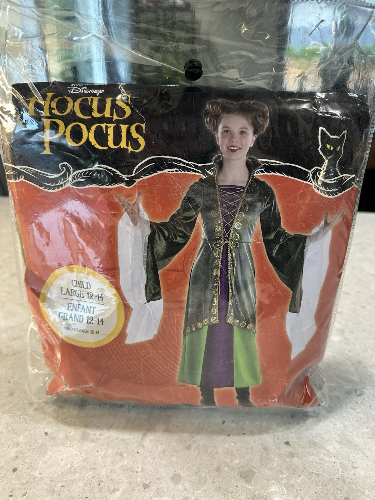 Hocus Pocus Disney Winifred Sanderson Childrens Costume – Size Child Large 12-14
