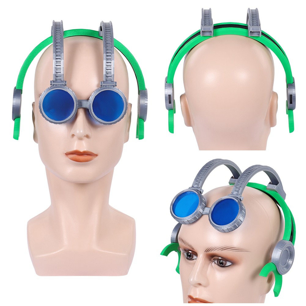 Usopp Cosplay Green Eyewear Goggles Halloween Carnival Accessories Fancy Dress