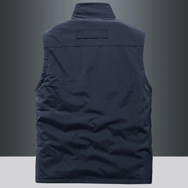 Women Mens Work Vest Photography Clothing Tactical Military Sleeveless Coat Tops