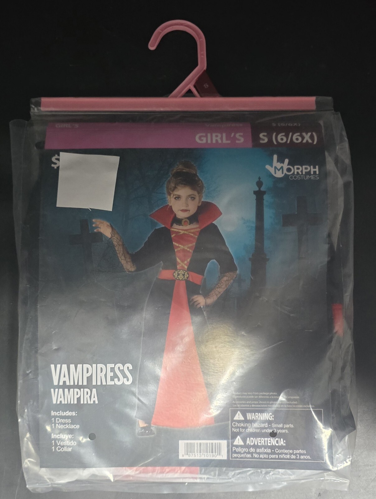 Morph Costumes Vampiress Small 6 6x Vampire Goth