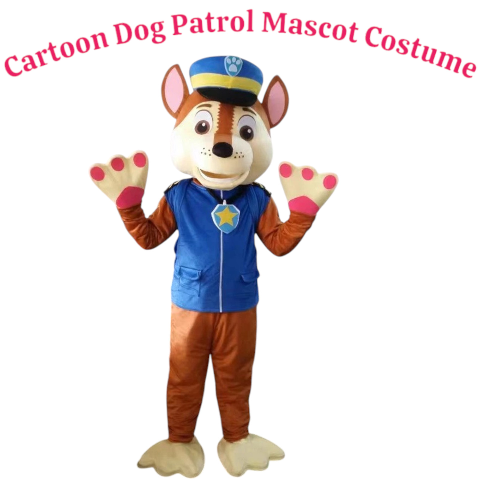 Cartoon Dog Patrol Mascot Costume Role Play Party Halloween