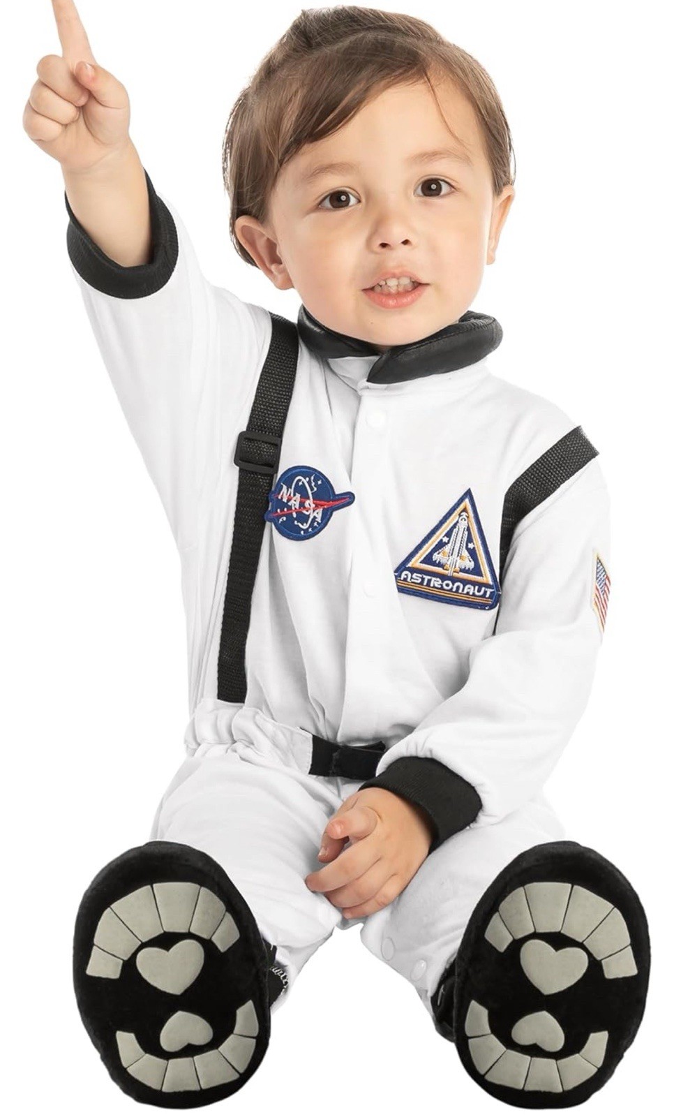 Astronaut Costume – Toddler Costume 12-18 Months / 1 Jumpsuit & 1 Pair Of Bootie