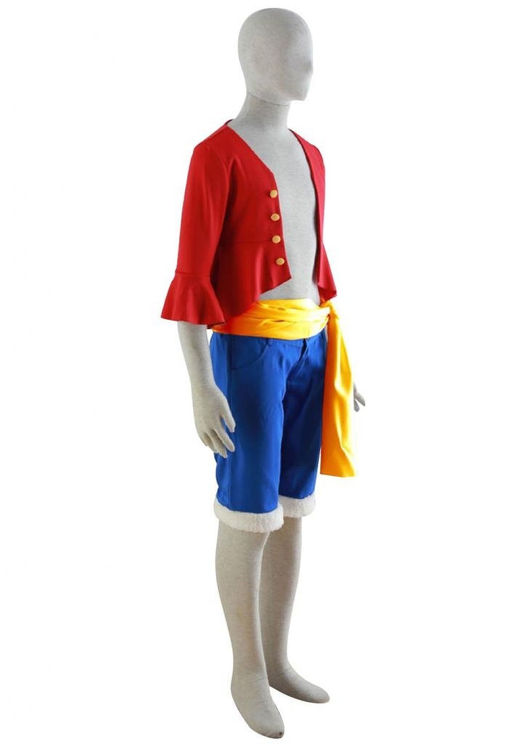 One Piece Monkey D Luffy New World Costume Outfits for Halloween & Cosplay Party