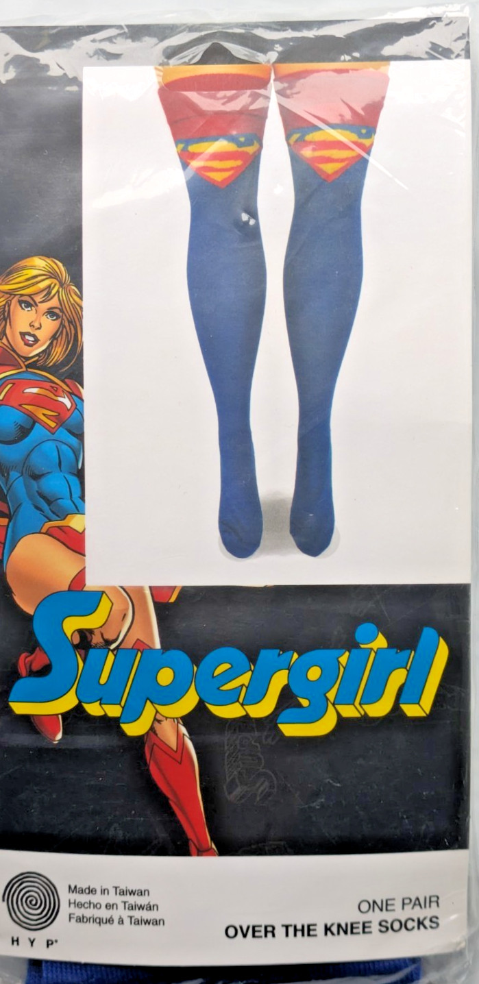 DC Comics Superman Knee Socks / Tights / Fingerless Gloves / Necklaces ADULT NEW