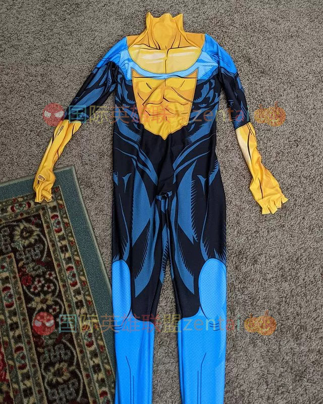 Invincible Cosplay Jumpsuit Mark Grayson Cosplay Costume Adult Kids Halloween