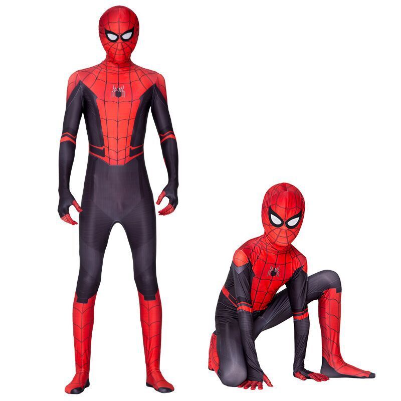 Spider-Man Cosplay Costume Halloween Jumpsuit Kids Cosplay Bodysuit Mask Outfits