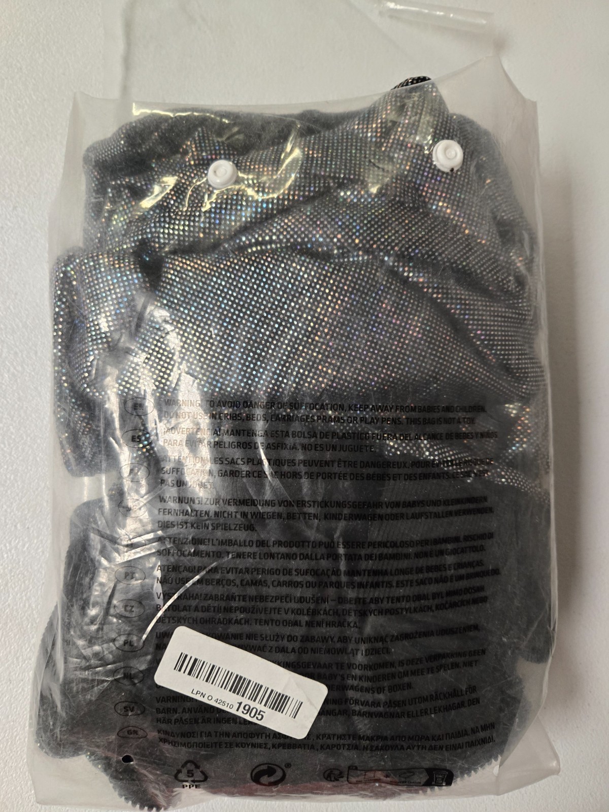 Morph Costumes Shiny 80s Track Suit Costume 90s Retro Outfit Men’s Size Large