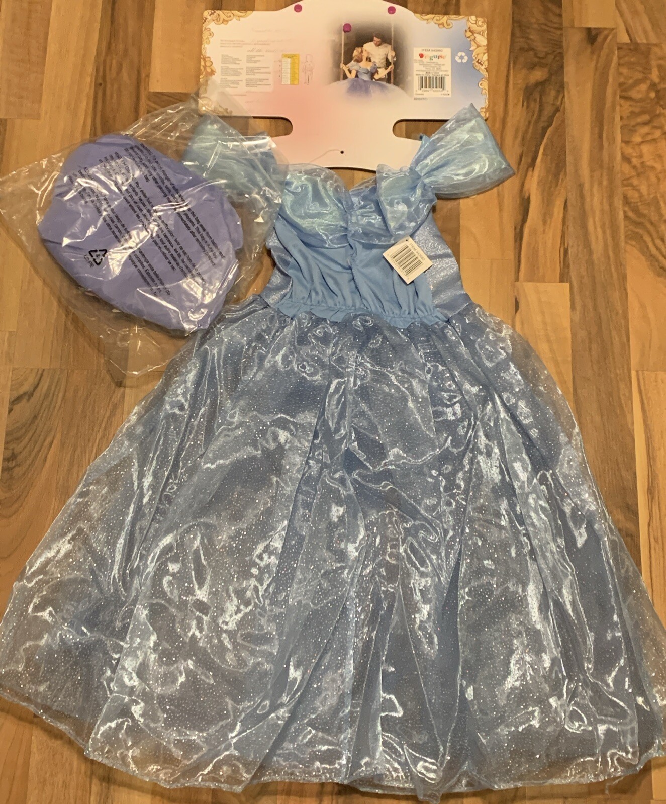 Disguise (XS 3T/4T) Deluxe Child Disney Cinderella Costume Headband Included