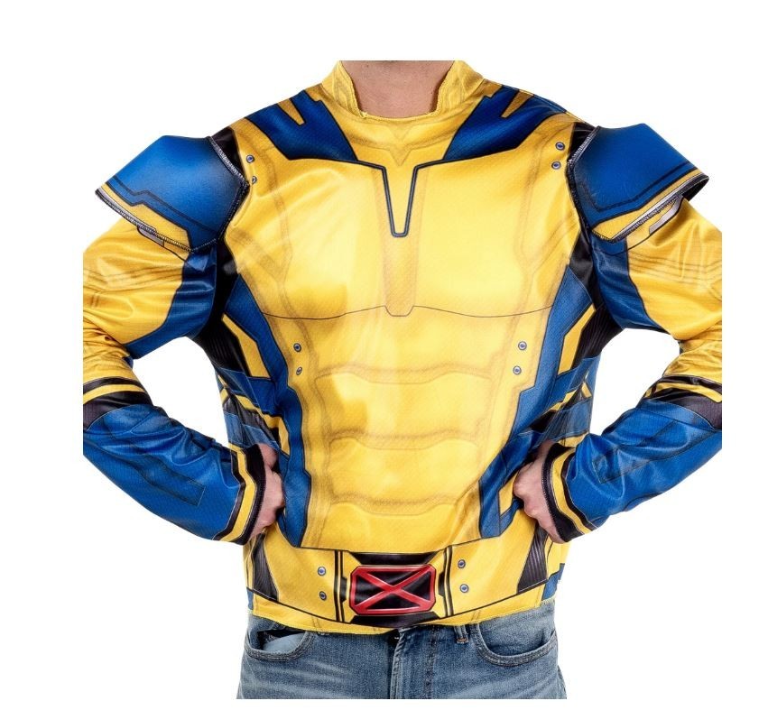 Jazwares Marvel Wolverine Halloween Costume Top and Mask For Adults S/M